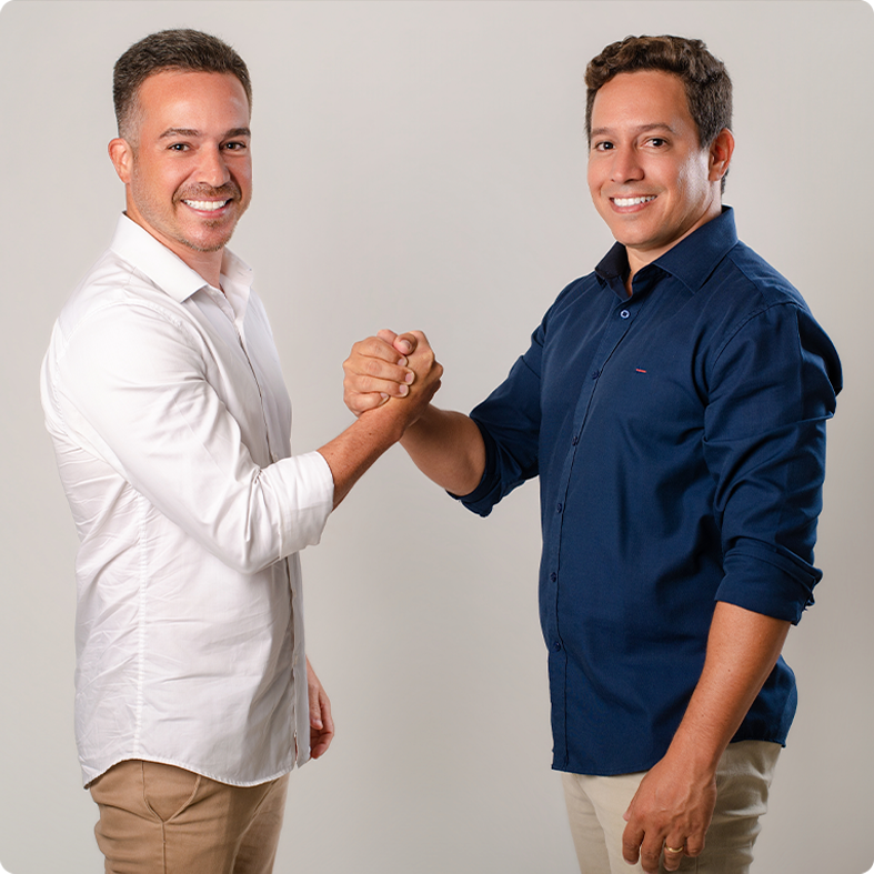 Eduardo e Alceu, sócios da EN Seguros